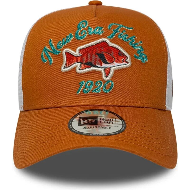 petten-gebogen-oranje-snapback-a-frame-fishing-van-new-era petten-gebogen-oranje-snapback-a-frame-fishing-van-new-era