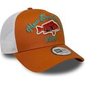 petten-gebogen-oranje-snapback-a-frame-fishing-van-new-era