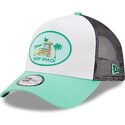 petten-gebogen-groen-snapback-a-frame-location-van-miami-van-new-era