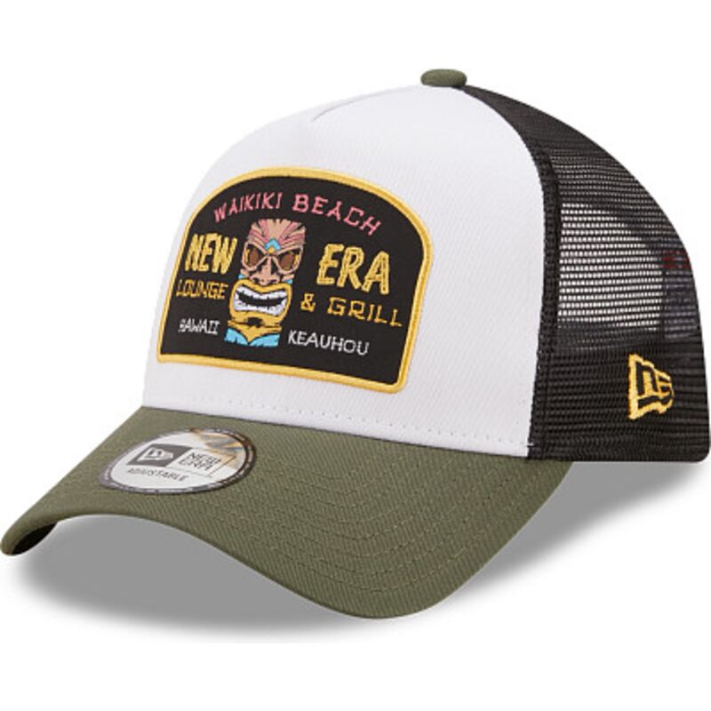 petten-gebogen-groen-snapback-a-frame-location-icon-van-hawaii-van-new-era