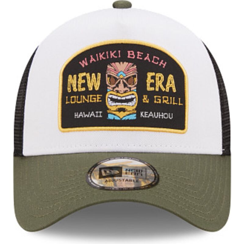 petten-gebogen-groen-snapback-a-frame-location-icon-van-hawaii-van-new-era