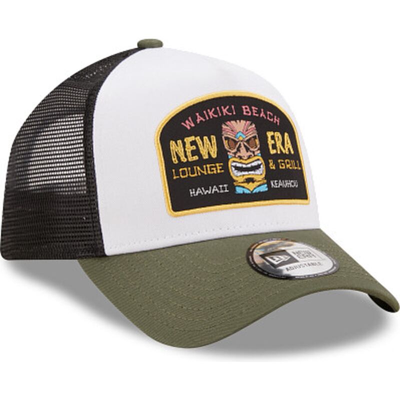 petten-gebogen-groen-snapback-a-frame-location-icon-van-hawaii-van-new-era