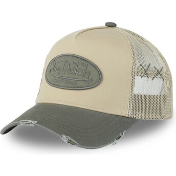 Petten gebogen beige snapback USED 02 van Von Dutch