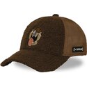 petten-gebogen-bruin-snapback-tasmaanse-duivel-looney-tunes-van-capslab