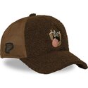 petten-gebogen-bruin-snapback-tasmaanse-duivel-looney-tunes-van-capslab