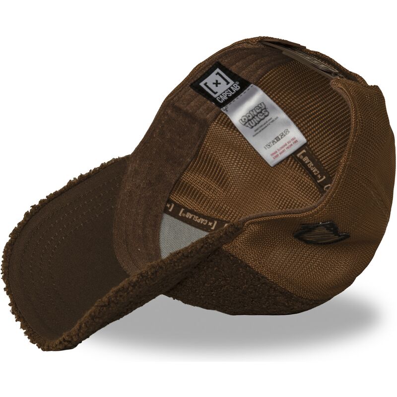 petten-gebogen-bruin-snapback-tasmaanse-duivel-looney-tunes-van-capslab