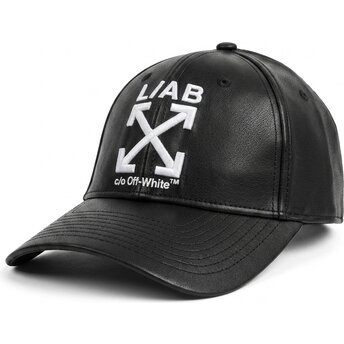 Petten gebogen zwart verstelbaar Clamp Arrows PU Leather van L/AB c/o Off-White™