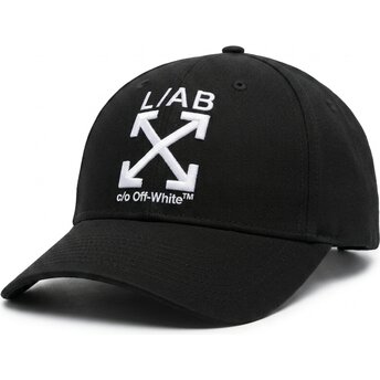 Petten gebogen zwart verstelbaar Clamp Arrows Twill van L/AB c/o Off-White™
