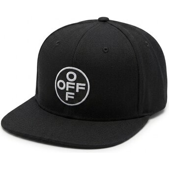 Petten plat zwart snapback Off Embroidered Twill van L/AB c/o Off-White™