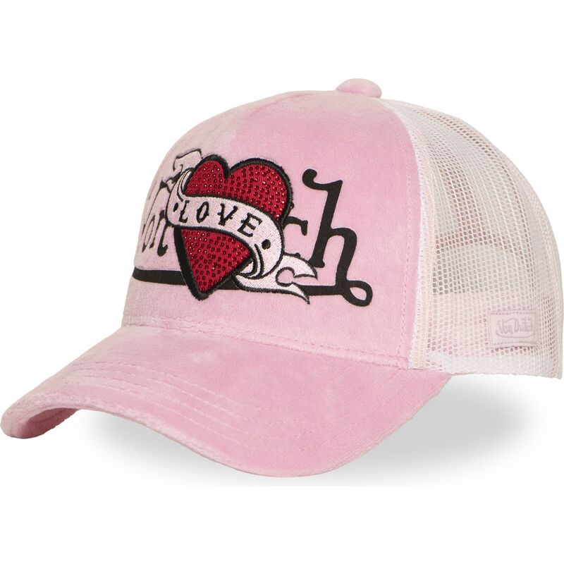 petten-gebogen-roze-snapback-love-p-van-von-dutch