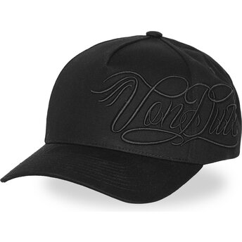 Petten gebogen zwart snapback CHI04 van Von Dutch