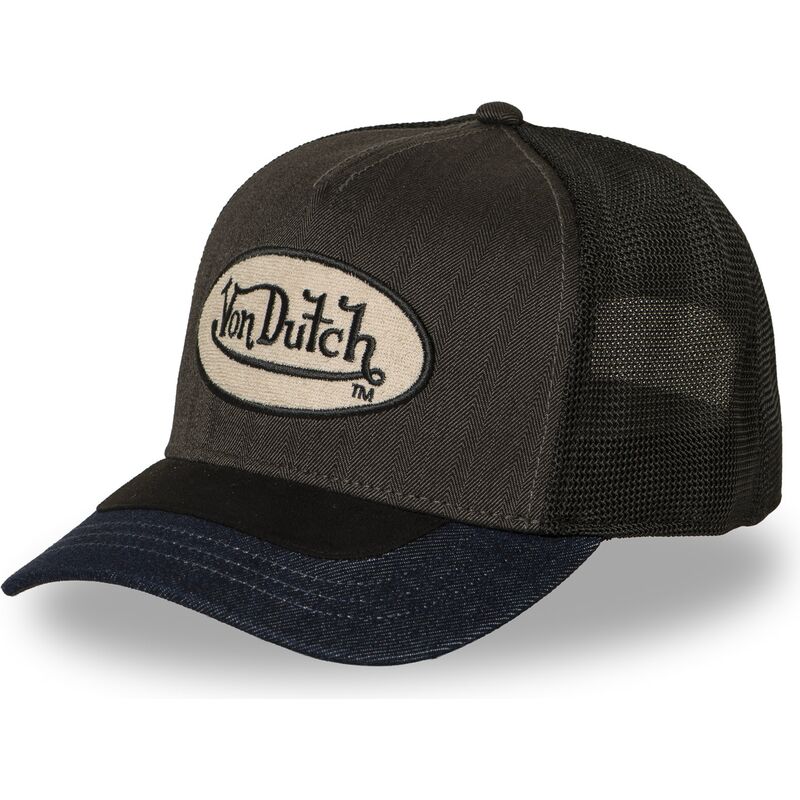 petten-gebogen-grijs-snapback-shield06-van-von-dutch