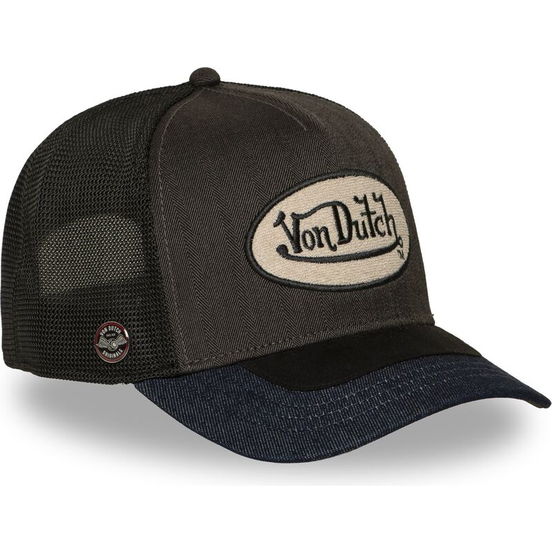 petten-gebogen-grijs-snapback-shield06-van-von-dutch