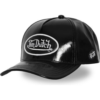 Petten gebogen zwart verstelbaar SHINN van Von Dutch
