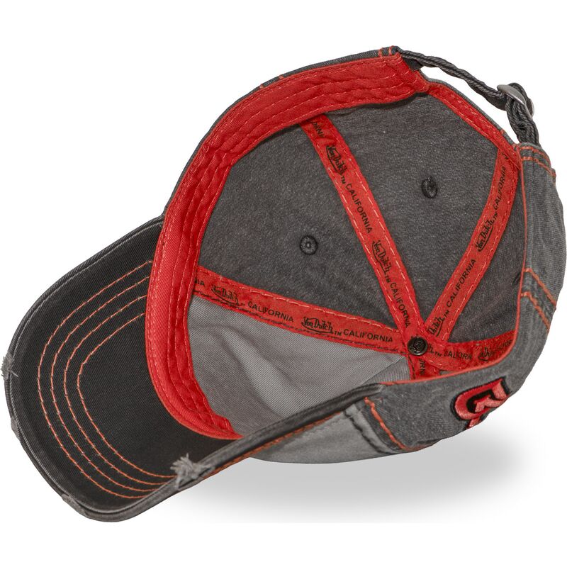 petten-gebogen-grijs-verstelbaar-retro16-van-von-dutch