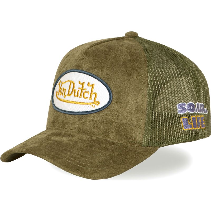 petten-gebogen-groen-snapback-fur15-van-von-dutch