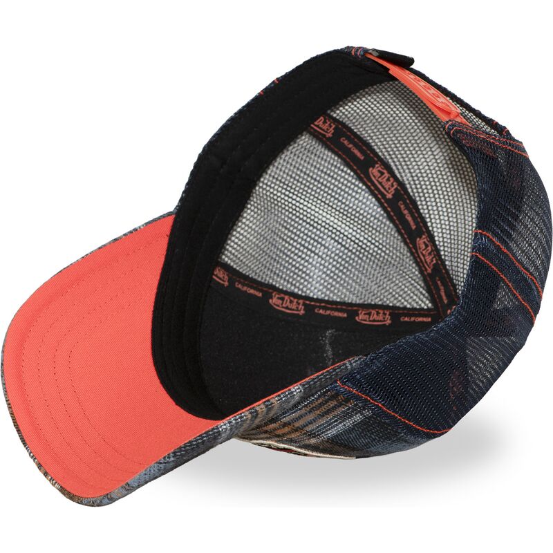 petten-gebogen-marineblauw-snapback-car09-van-von-dutch