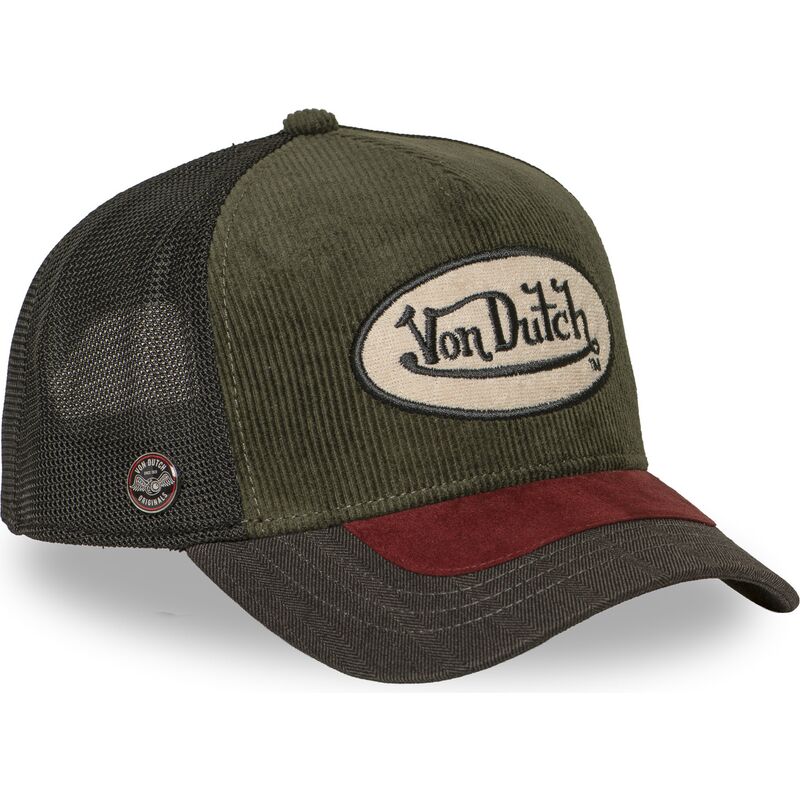 petten-gebogen-groen-snapback-shield07-van-von-dutch