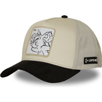 Petten gebogen beige snapback TAJ9 BICO Tom Looney Tunes van Capslab