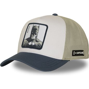Petten gebogen beige snapback DC12 BICO Batman DC Comics van Capslab