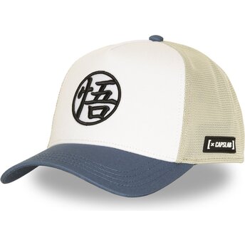 Petten gebogen beige snapback DBS9 BICO Son Goku Dragon Ball van Capslab