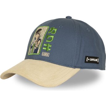 Petten gebogen blauw snapback BOR KAW Kawaki Uzumaki Boruto van Capslab