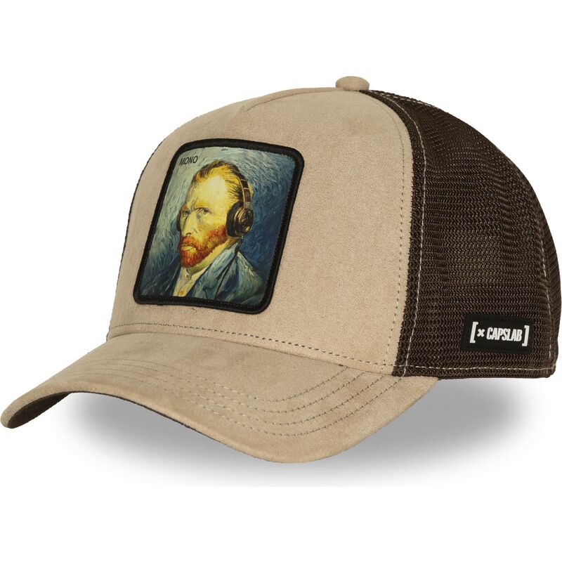 petten-gebogen-beige-snapback-art1-mono-vincent-van-gogh-beroemdheden-van-capslab petten-gebogen-beige-snapback-art1-mono-vincent-van-gogh-beroemdheden-van-capslab