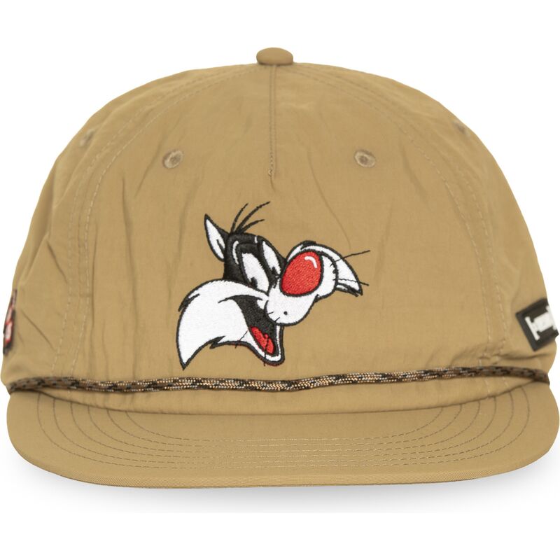 petten-plat-beige-snapback-loo13-goob-sylvester-looney-tunes-van-capslab