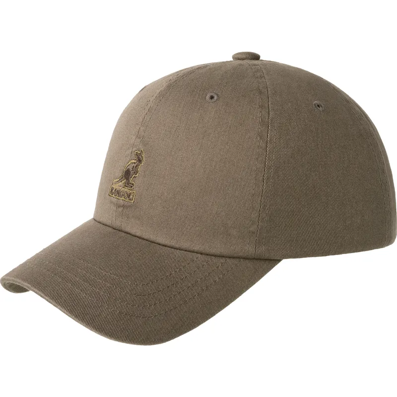 petten-gebogen-grijs-verstelbaar-washed-baseball-smog-van-kangol