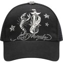 petten-gebogen-zwart-snapback-dagger-scorpion-van-ed-hardy