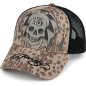 petten-gebogen-grijs-snapback-13-skull-van-ed-hardy