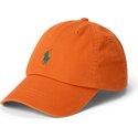 petten-gebogen-oranje-verstelbaar-cotton-chino-classic-sport-van-polo-ralph-lauren