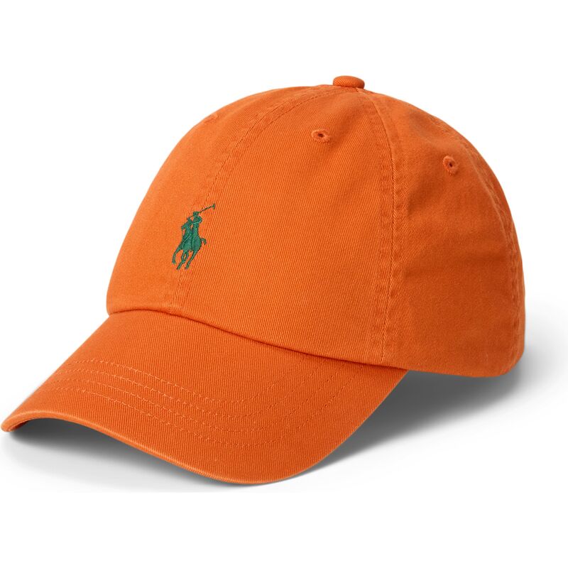 petten-gebogen-oranje-verstelbaar-cotton-chino-classic-sport-van-polo-ralph-lauren