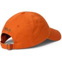 petten-gebogen-oranje-verstelbaar-cotton-chino-classic-sport-van-polo-ralph-lauren