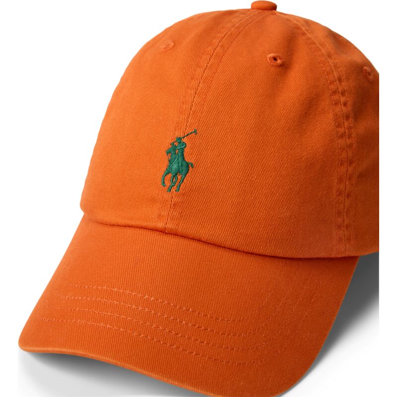 petten-gebogen-oranje-verstelbaar-cotton-chino-classic-sport-van-polo-ralph-lauren