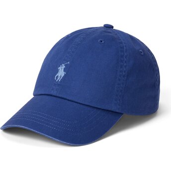 Petten gebogen marineblauw verstelbaar Cotton Chino Classic Sport van Polo Ralph Lauren