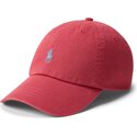 petten-gebogen-rood-verstelbaar-cotton-chino-classic-sport-van-polo-ralph-lauren
