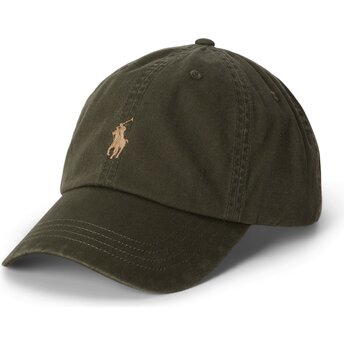 Petten gebogen groen verstelbaar Cotton Chino Classic Sport van Polo Ralph Lauren