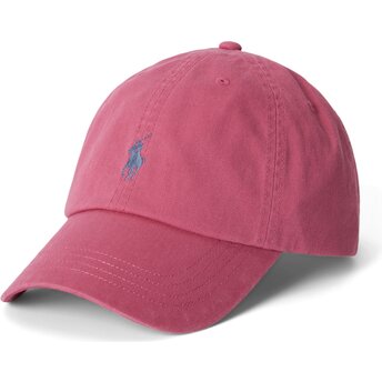 Petten gebogen roze verstelbaar Cotton Chino Classic Sport van Polo Ralph Lauren