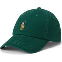 petten-gebogen-groen-verstelbaar-classic-sport-college-green-van-polo-ralph-lauren
