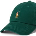 petten-gebogen-groen-verstelbaar-classic-sport-college-green-van-polo-ralph-lauren