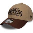 petten-gebogen-bruin-verstelbaar-9forty-m-crown-wordmark-van-denver-colorado-van-new-era