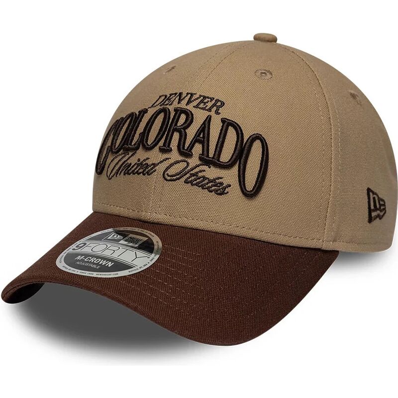 petten-gebogen-bruin-verstelbaar-9forty-m-crown-wordmark-van-denver-colorado-van-new-era petten-gebogen-bruin-verstelbaar-9forty-m-crown-wordmark-van-denver-colorado-van-new-era