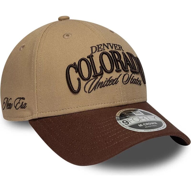 petten-gebogen-bruin-verstelbaar-9forty-m-crown-wordmark-van-denver-colorado-van-new-era petten-gebogen-bruin-verstelbaar-9forty-m-crown-wordmark-van-denver-colorado-van-new-era