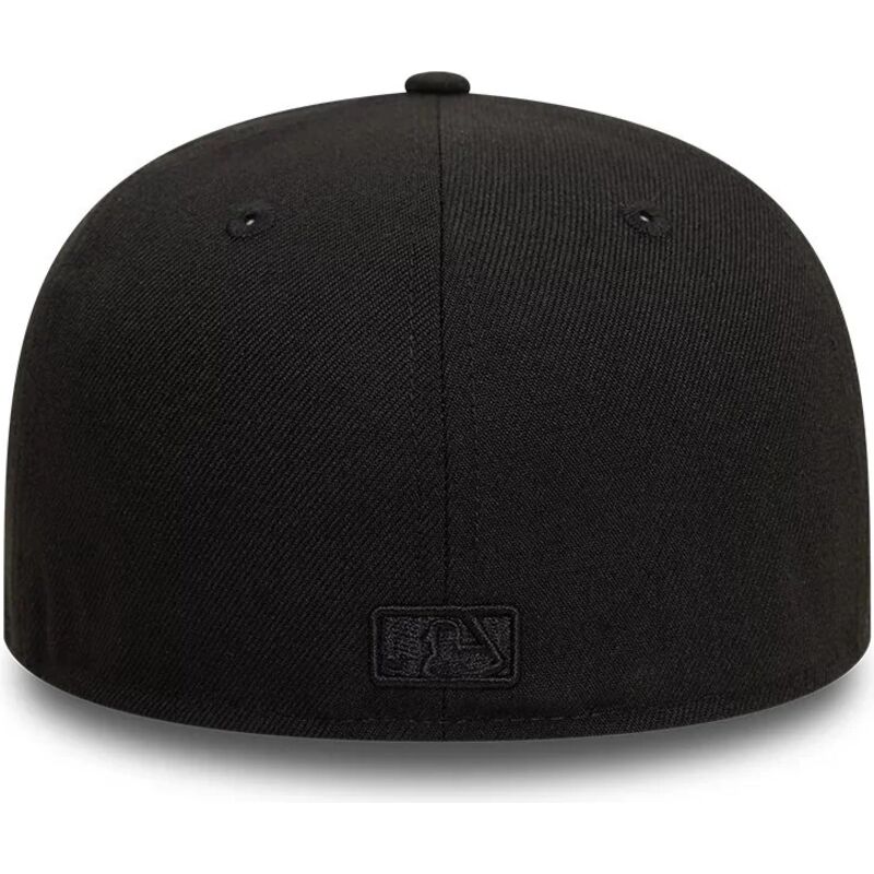 petten-plat-zwart-fitted-59fifty-league-essential-van-los-angeles-dodgers-mlb-van-new-era