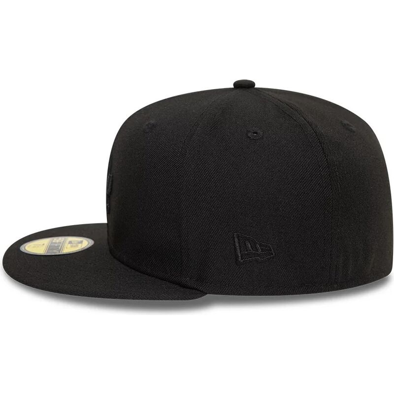 petten-plat-zwart-fitted-59fifty-league-essential-van-los-angeles-dodgers-mlb-van-new-era