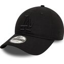 petten-gebogen-zwart-verstelbaar-9twenty-league-essential-van-los-angeles-dodgers-mlb-van-new-era