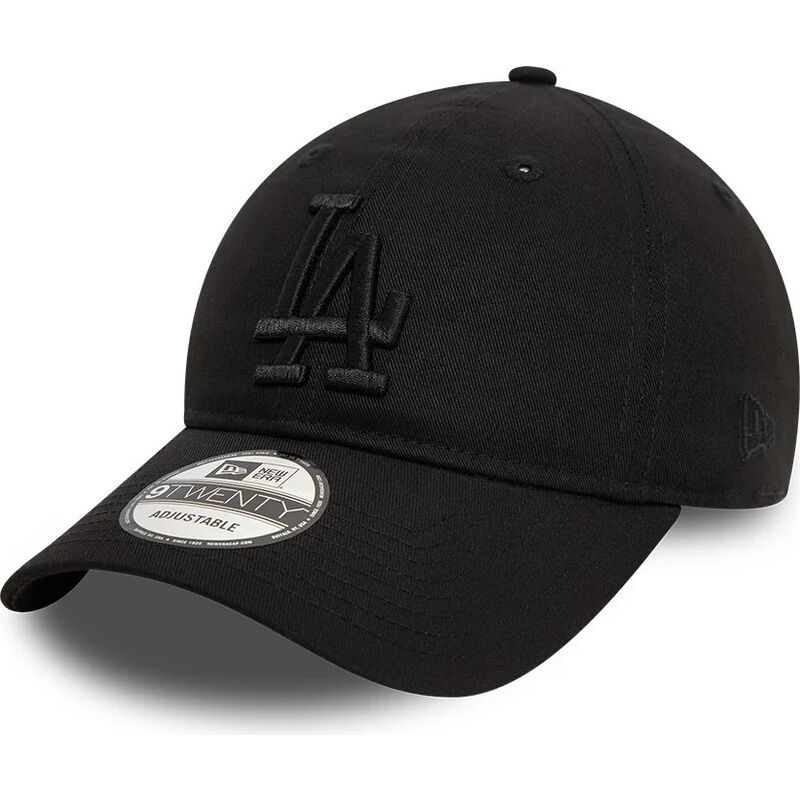 petten-gebogen-zwart-verstelbaar-9twenty-league-essential-van-los-angeles-dodgers-mlb-van-new-era