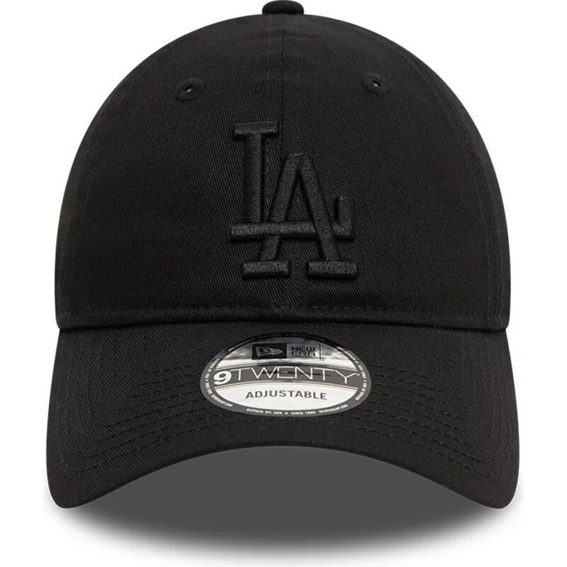 petten-gebogen-zwart-verstelbaar-9twenty-league-essential-van-los-angeles-dodgers-mlb-van-new-era