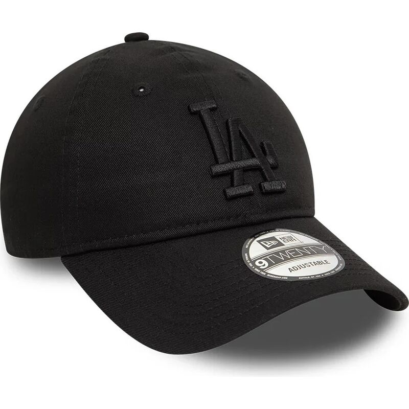 petten-gebogen-zwart-verstelbaar-9twenty-league-essential-van-los-angeles-dodgers-mlb-van-new-era